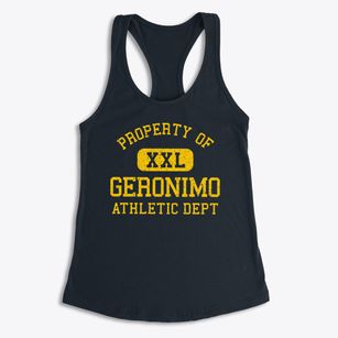 Geronimo Oklahoma Athletic Dept Women's Racerback Tank