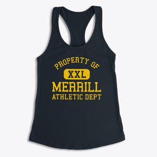 Merrill Iowa Athletic Dept Women's Racerback Tank
