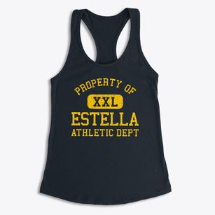 Estella Wisconsin Athletic Dept Women's Racerback Tank