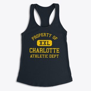 Charlotte Iowa Athletic Dept Women's Racerback Tank