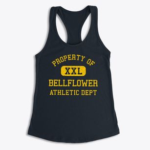 Bellflower Illinois Athletic Dept Women's Racerback Tank