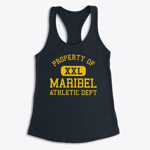 Maribel Wisconsin Athletic Dept Women's Racerback Tank