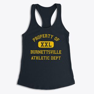Burnettsville Indiana Athletic Dept Women's Racerback Tank