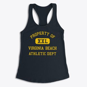 Virginia Beach Virginia Athletic Dept Women's Racerback Tank