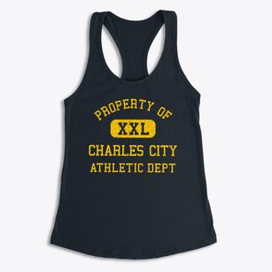 Charles City Virginia Athletic Dept Women's Racerback Tank