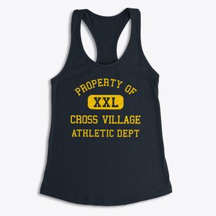 Cross Village Michigan Athletic Dept Women's Racerback Tank