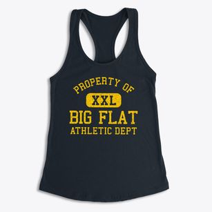 Big Flat Arkansas Athletic Dept Women's Racerback Tank