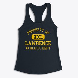 Lawrence Massachusetts Athletic Dept Women's Racerback Tank