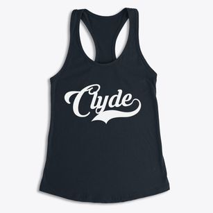 Clyde Ohio Vintage Team Women's Racerback Tank
