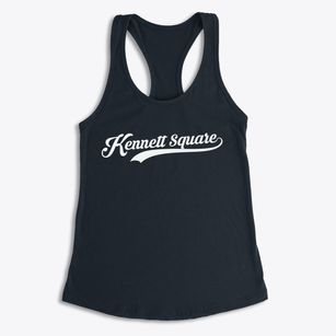 Kennett Square Pennsylvania Vintage Team Women's Racerback Tank
