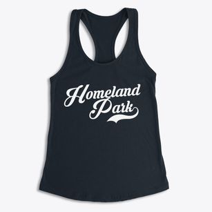 Homeland Park South Carolina Vintage Team Women's Racerback Tank
