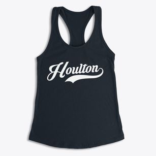 Houlton Maine Vintage Team Women's Racerback Tank