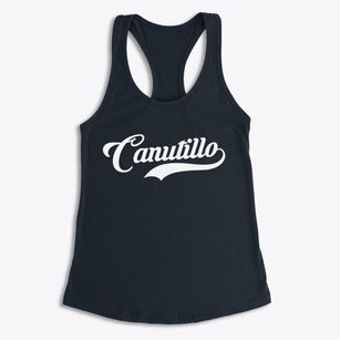 Canutillo Texas Vintage Team Women's Racerback Tank
