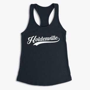 Holdenville Oklahoma Vintage Team Women's Racerback Tank
