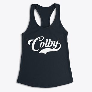 Colby Kansas Vintage Team Women's Racerback Tank