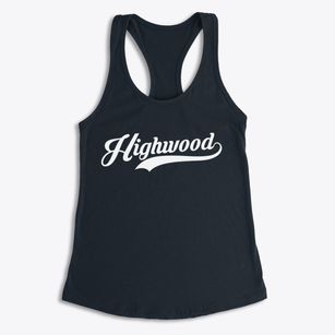Highwood Illinois Vintage Team Women's Racerback Tank