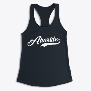Ahoskie North Carolina Vintage Team Women's Racerback Tank