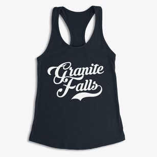 Granite Falls North Carolina Vintage Team Women's Racerback Tank