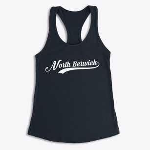 North Berwick Maine Vintage Team Women's Racerback Tank