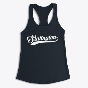 Slatington Pennsylvania Vintage Team Women's Racerback Tank