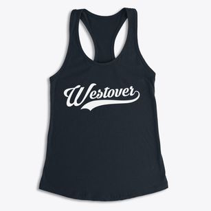 Westover West Virginia Vintage Team Women's Racerback Tank
