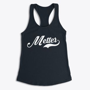 Metter Georgia Vintage Team Women's Racerback Tank