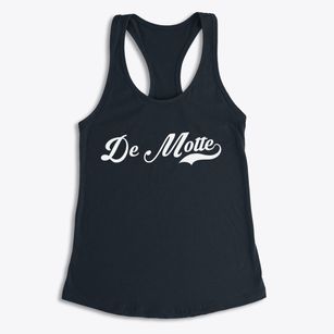 De Motte Indiana Vintage Team Women's Racerback Tank