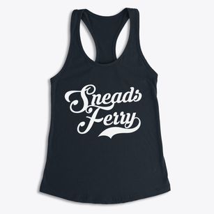 Sneads Ferry North Carolina Vintage Team Women's Racerback Tank