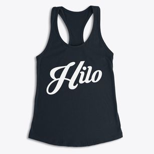 Hilo Hawaii Vintage Team Women's Racerback Tank