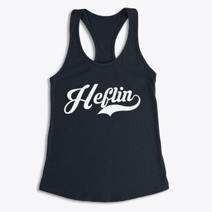 Heflin Alabama Vintage Team Women's Racerback Tank
