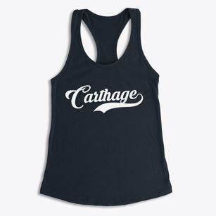 Carthage New York Vintage Team Women's Racerback Tank