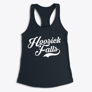 Hoosick Falls New York Vintage Team Women's Racerback Tank