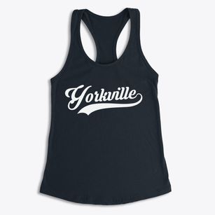 Yorkville Wisconsin Vintage Team Women's Racerback Tank