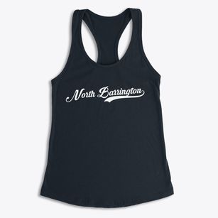 North Barrington Illinois Vintage Team Women's Racerback Tank