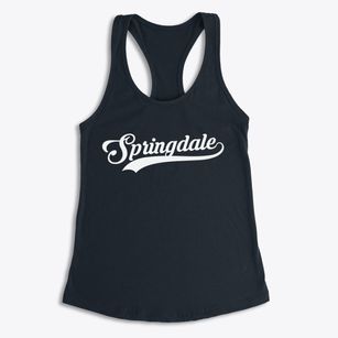 Springdale Maryland Vintage Team Women's Racerback Tank