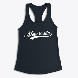 New Berlin Wisconsin Vintage Team Women's Racerback Tank