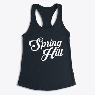 Spring Hill Tennessee Vintage Team Women's Racerback Tank