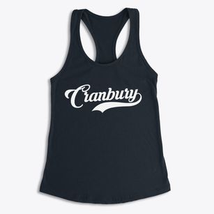 Cranbury New Jersey Vintage Team Women's Racerback Tank