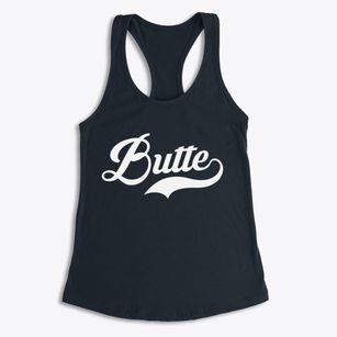 Butte Montana Vintage Team Women's Racerback Tank