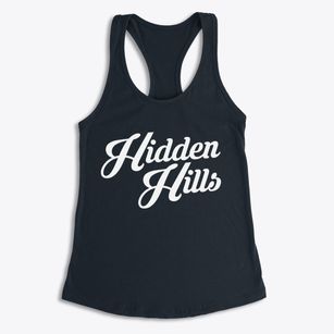 Hidden Hills California Vintage Team Women's Racerback Tank