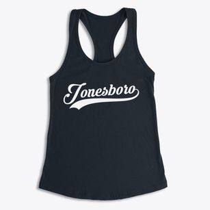 Jonesboro Illinois Vintage Team Women's Racerback Tank