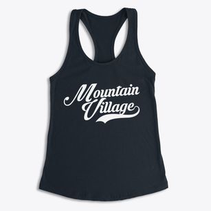 Mountain Village Colorado Vintage Team Women's Racerback Tank