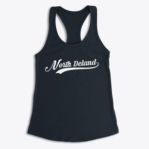 North Deland Florida Vintage Team Women's Racerback Tank