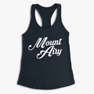 Mount Airy Georgia Vintage Team Women's Racerback Tank