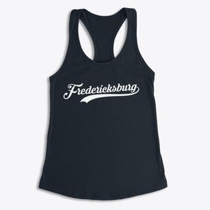 Fredericksburg Virginia Vintage Team Women's Racerback Tank