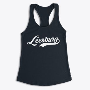 Leesburg Ohio Vintage Team Women's Racerback Tank