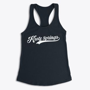 Krotz Springs Louisiana Vintage Team Women's Racerback Tank
