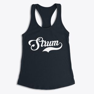 Strum Wisconsin Vintage Team Women's Racerback Tank