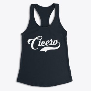 Cicero Wisconsin Vintage Team Women's Racerback Tank