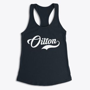 Oilton Oklahoma Vintage Team Women's Racerback Tank